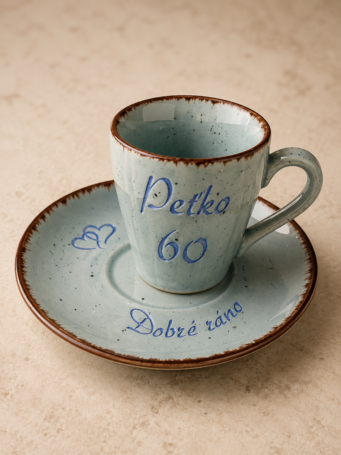 Personalizovaný pohár — Peťko