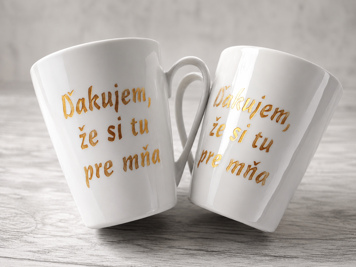 Personalizovaný pohár — Ďakujem